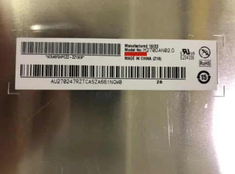 ใหม่ Original M270DAN02.0 AUO LCD หน้าจอสำหรับเดสก์ท็อป