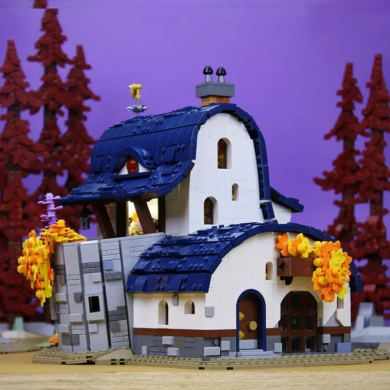 MOC Owl Magic House Building Blocks - DIY Eda Owl Shack Architecture Cartoon Model Kit Witchcraft Themed Bricks Toys Gift