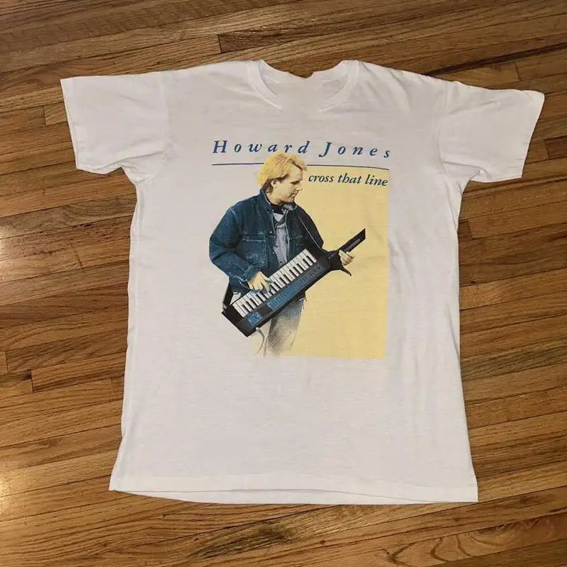 1989 Howard Jones Cross That Line Tour Cotton T Shirt S 234Xl El101