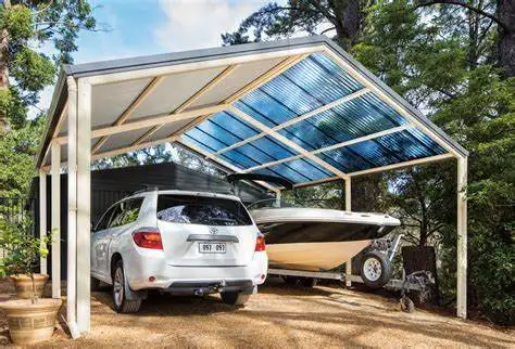 Hot Sales Double Car Garage Used for Garden Aluminium Frame Polycarbonate Anti UV Roof Carport for Wholesale