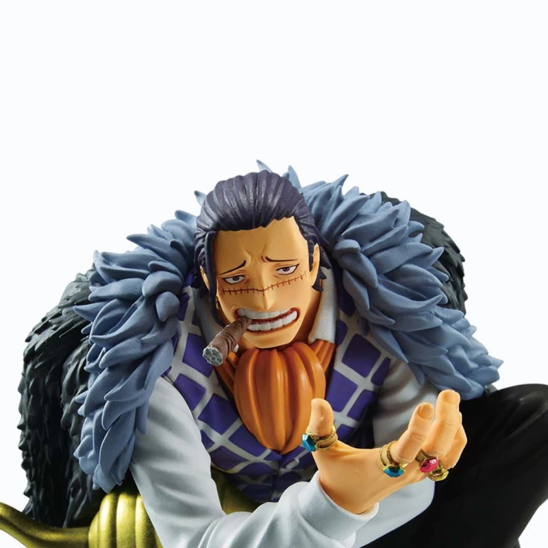 Bandai Original Banpresto Anime One Piece BRC Battle Record Sir Cocodrilo PVC figuras de acción juguetes de modelos coleccionables