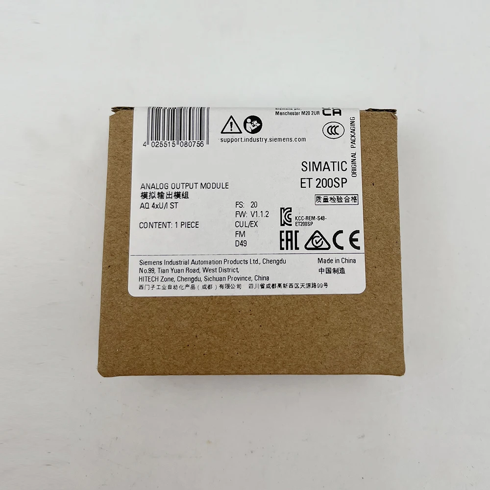 สําหรับ SIEMENS ANALOG โมดูลเอาต์พุต 6ES7 135-6HD00-0BA1