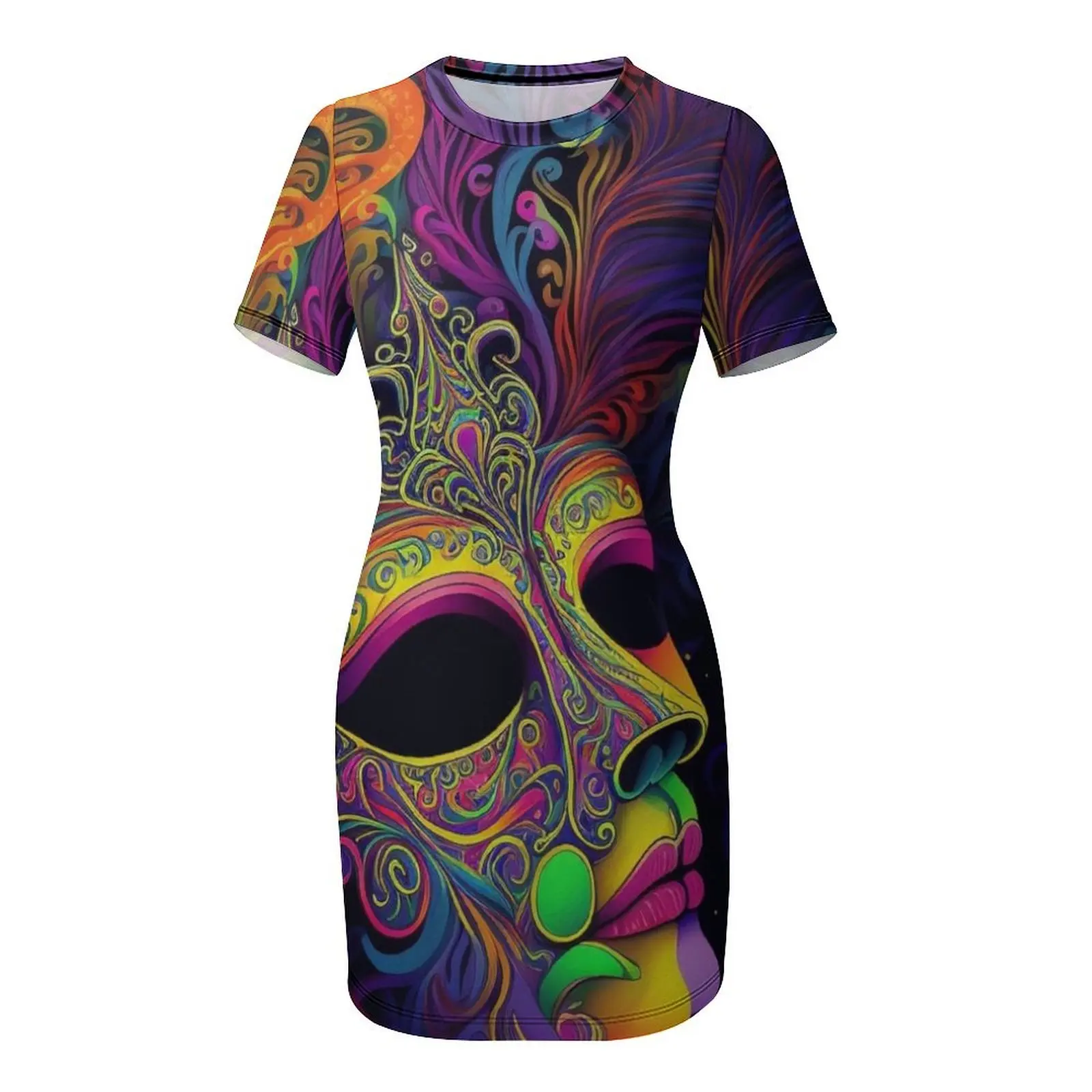 マルディグラドレス、マルディグラ 2023 半袖ドレスウエディングドレス 2025 女性のイブニングドレスセクシーな女性のための