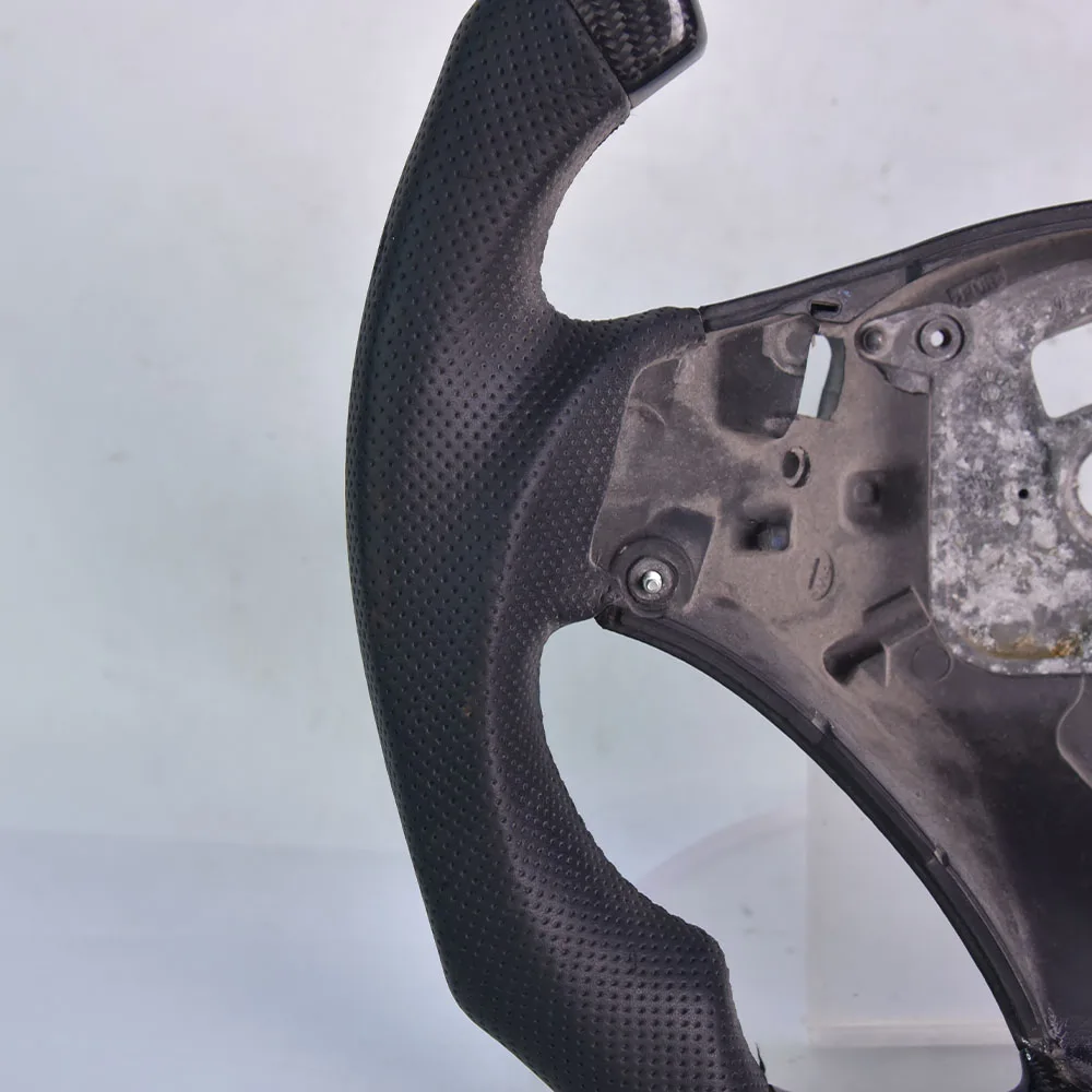 Sport Edition Carbon Fiber And Genuine Leather Steering Wheel For BMW E87 E90 E92