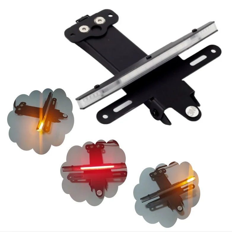 

Motorcycle LED License Plate Light Holder Turn Signal Brake Lamp For Harley Sportster S 2021-2022 Tail Tidy Eliminator Bracket