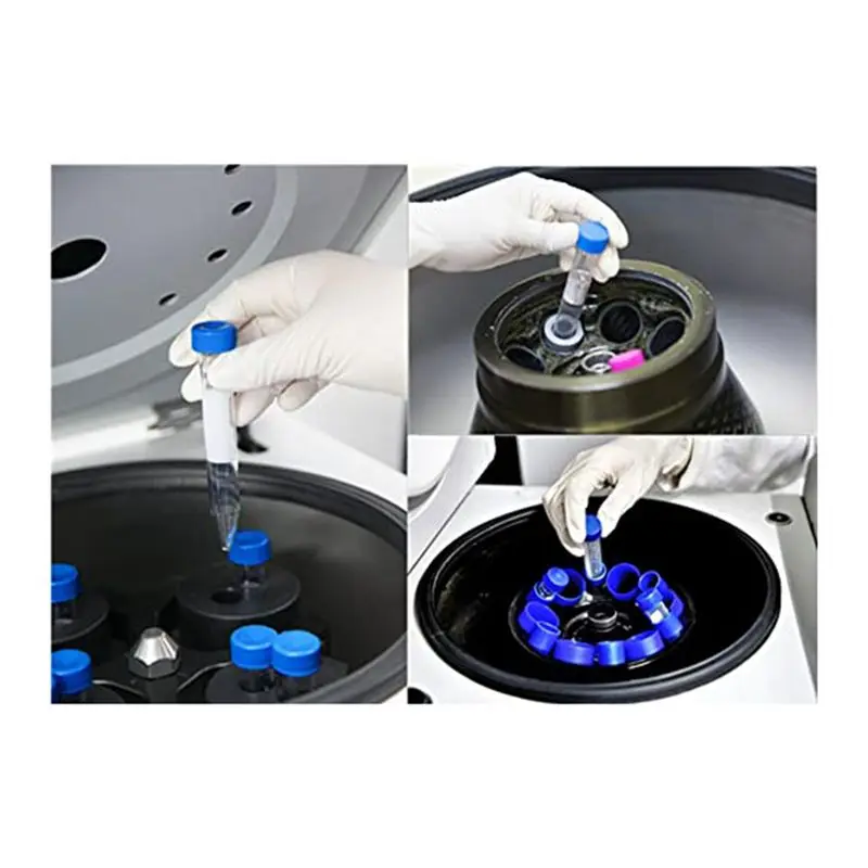 A11E-Plastic Centrifuge Tubes Conical Centrifuge Tubes 100 Pcs Sterile Plastic Test Tubes With Screw Caps, Polypropylene Contain