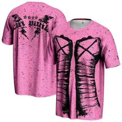 2025 Nueva camiseta 3D WWE Penta para hombres y mujeres de lucha libre de verano.