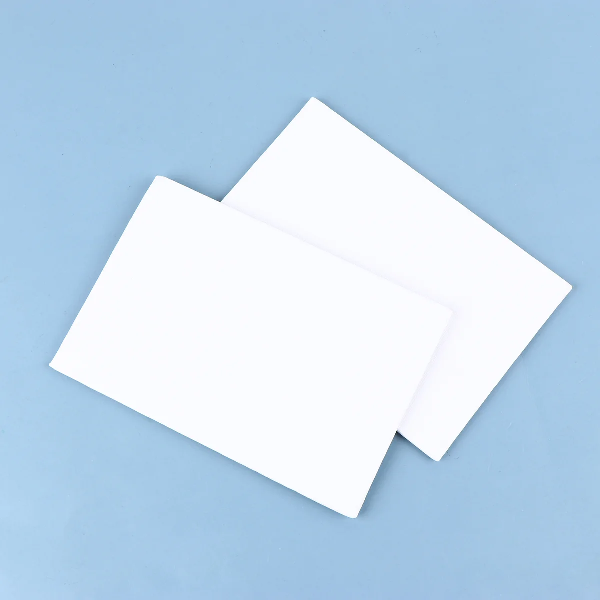 10 Pcs Thicken Cotton Drawing Board Thicken Painting Board Artist Paper Board Oil Paint Sketchpad (White, 4x4inch)