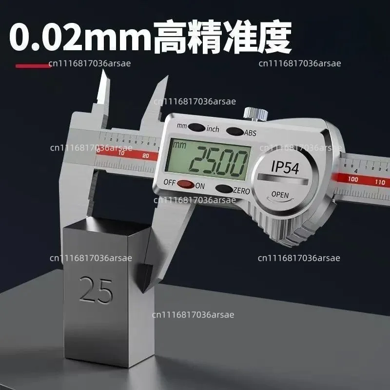 Electric Electronic Vernier High Precision Digital Display Small Stainless Steel Oil Ruler Digital Display Caliper