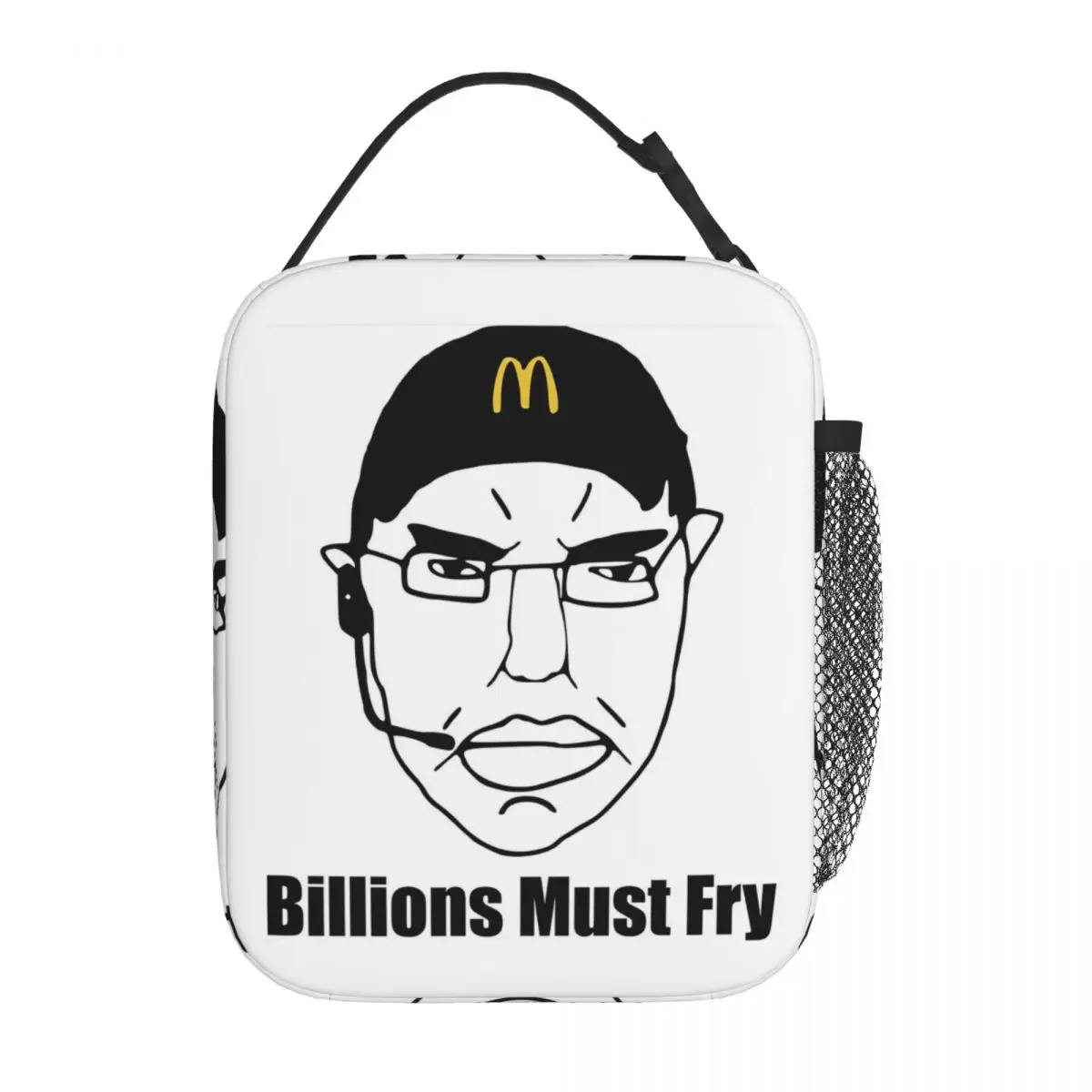 CHUD Billions Must Fry Insulated Lunch Bag for Women Children Leakproof Food Boxes Thermal Lunch Box Tote