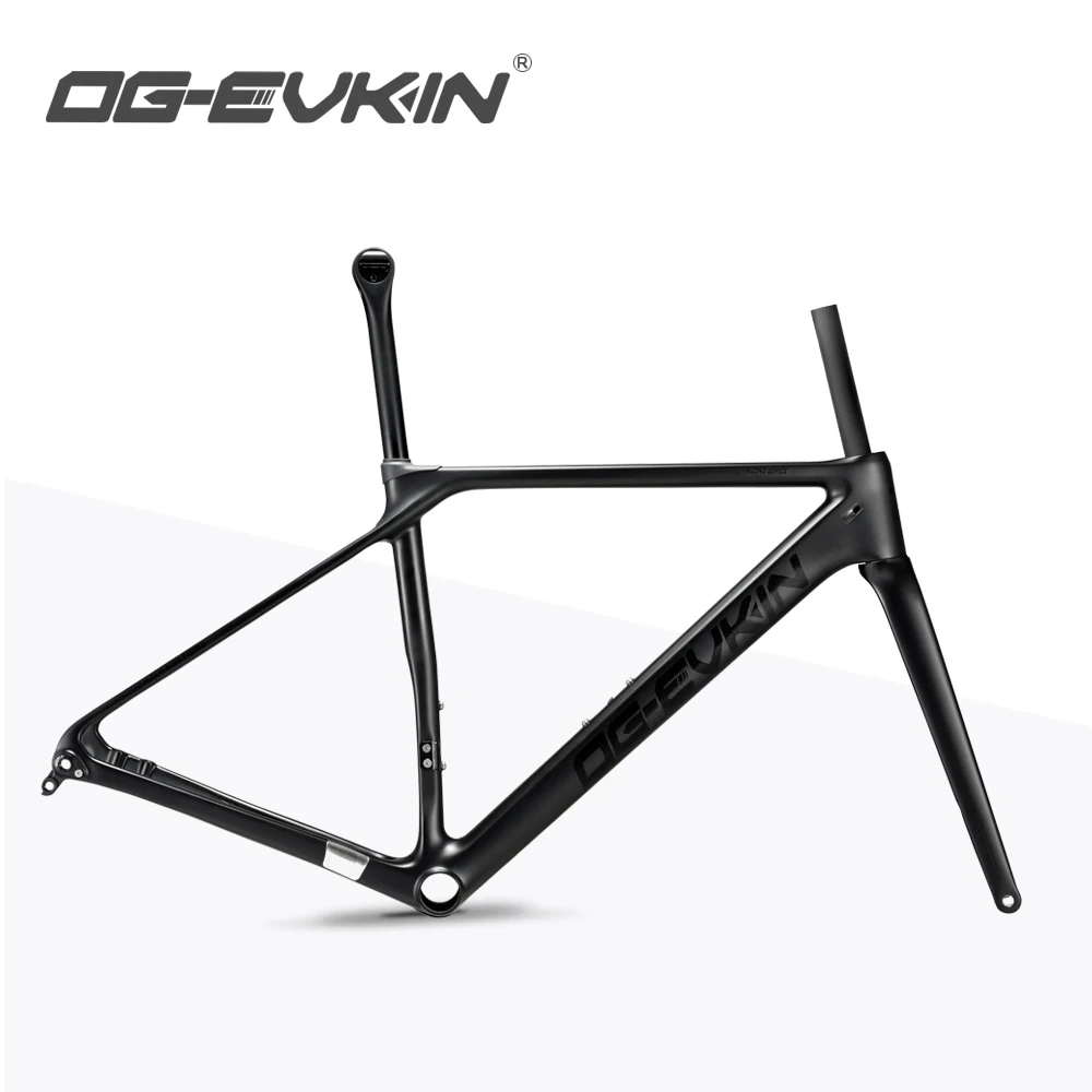 OG-EVKIN CF-025 Carbon Road Frame Disc Brake BB86 28C 12x100/12x142 Bicycle Frame Carbon Di2/Mechanical Road Bike Frame Frameset