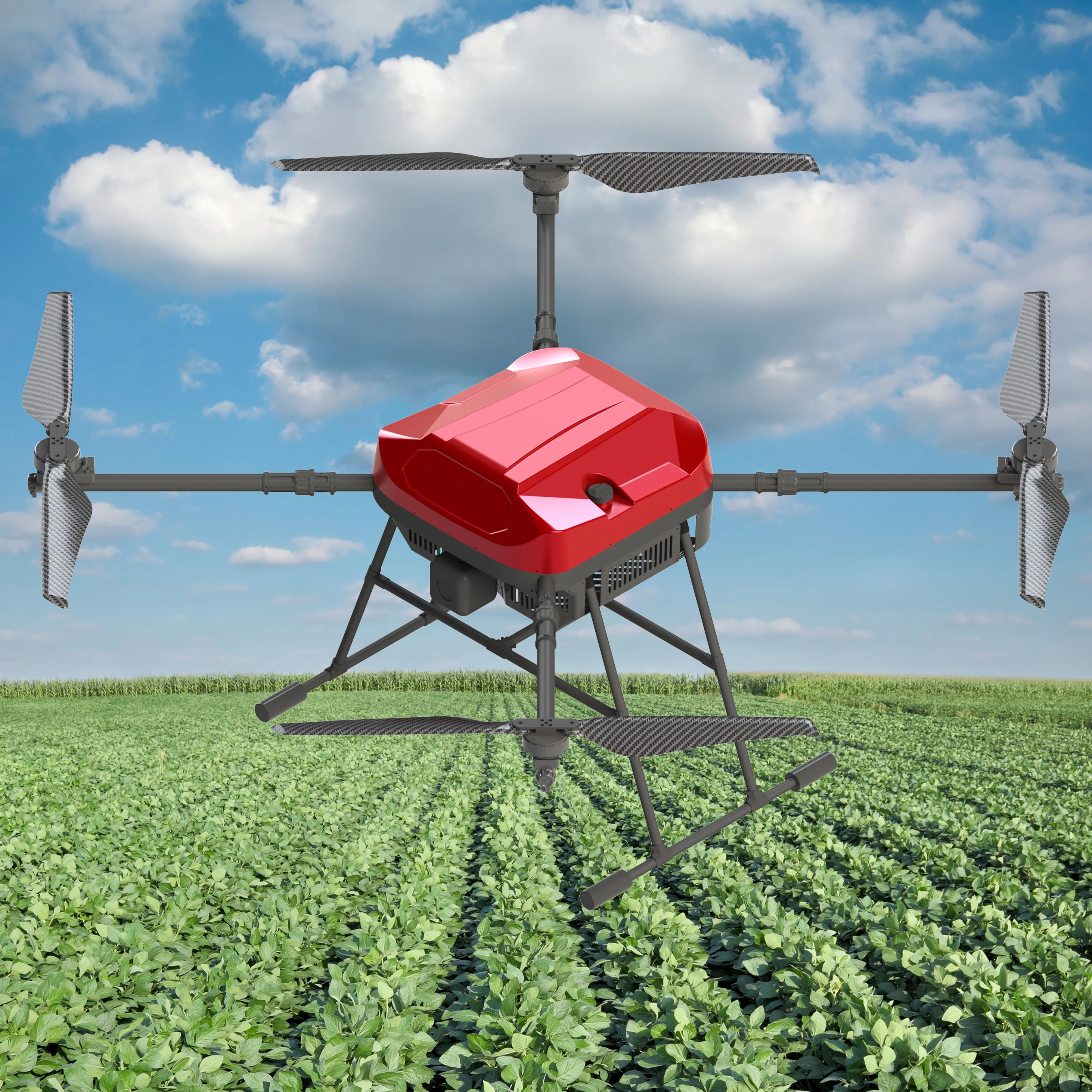 High-quality Agricultural Plant protection Four-axis Four-slurry Fumigation Agricultural Sprayer 6