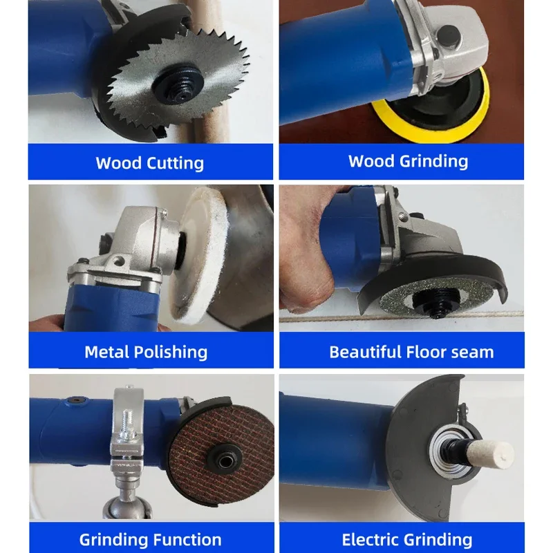 Mini Angle Grinder 6 speed Electric Angle Grinder 220V Polishing Machine Cutting Grinder Electric Angle Grinder Polishing