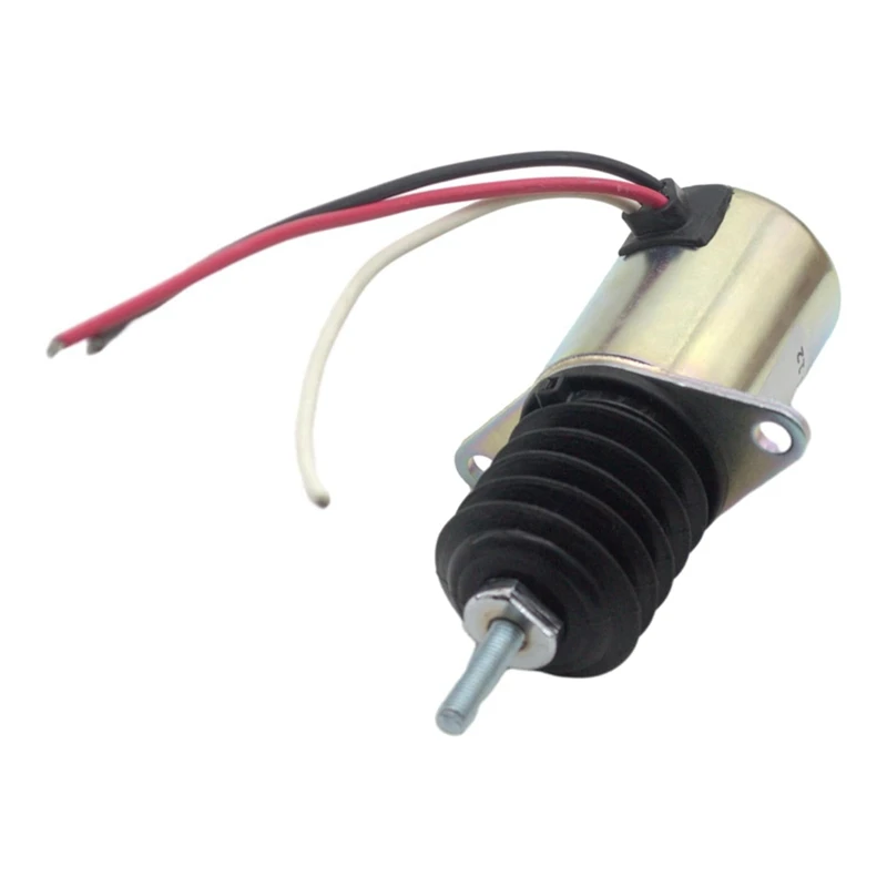 AM124379 12V Fuel Shutoff Solenoid For John Deere 415 455 445 430 Front Mower Lawn And Garden Tractors AM103337 AM124380