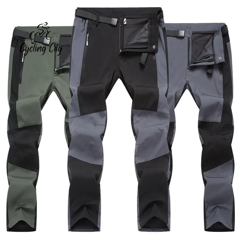 Cycling City Outdoor Anti-scratch Storm Pants Summer Thin Quick-drying Pants Water-repellent Stretch Sweat-absorbing Sweatpants