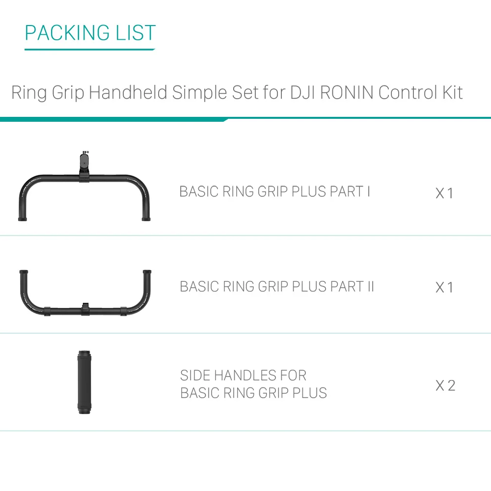 TILTA TGA-ARG Advanced Ring Grip Gimbal Handvat Carbon Fiber Camera Houder voor DJI Ronin RS2 RS3 pro RS4 pro RS5