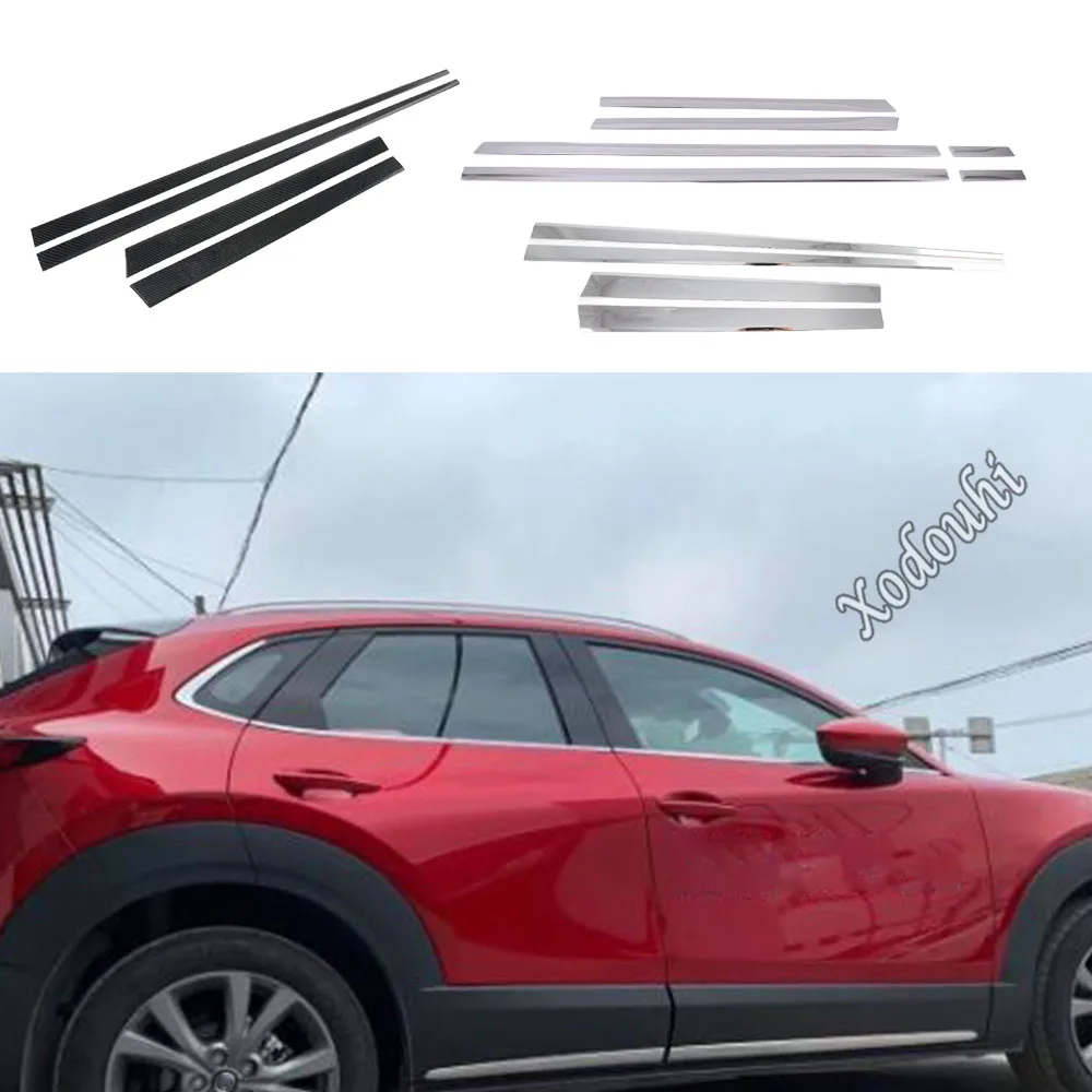 

Body Sticker Cover Side Door Trim Strip Molding Stream Lamp Panel Bumper Moulding Hood For Mazda CX-30 CX30 2020 2021 2022 2023