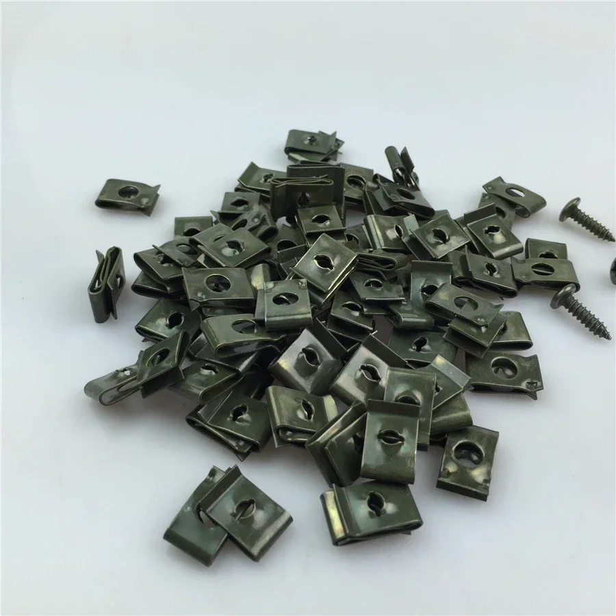 STARPAD For Motorcycle Electric Vehicles Plastic Parts Mounting Screws Self Tapping Screws Clip Iron Plate 4.8 * 16 Clip