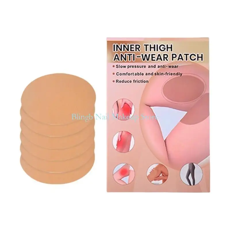 28TA Wear Resistant Body Anti-Friction Pad 2/6Pcs Thigh Inner Anti-Chafing Stickers