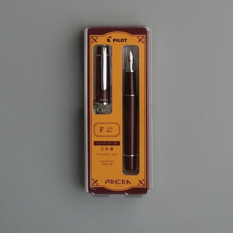 Japan's Original Imported PILOT PRERA Fountain Pen Set Limited Edition Alloy Pen Tip Japanese Version Collection Calligraphy Pen