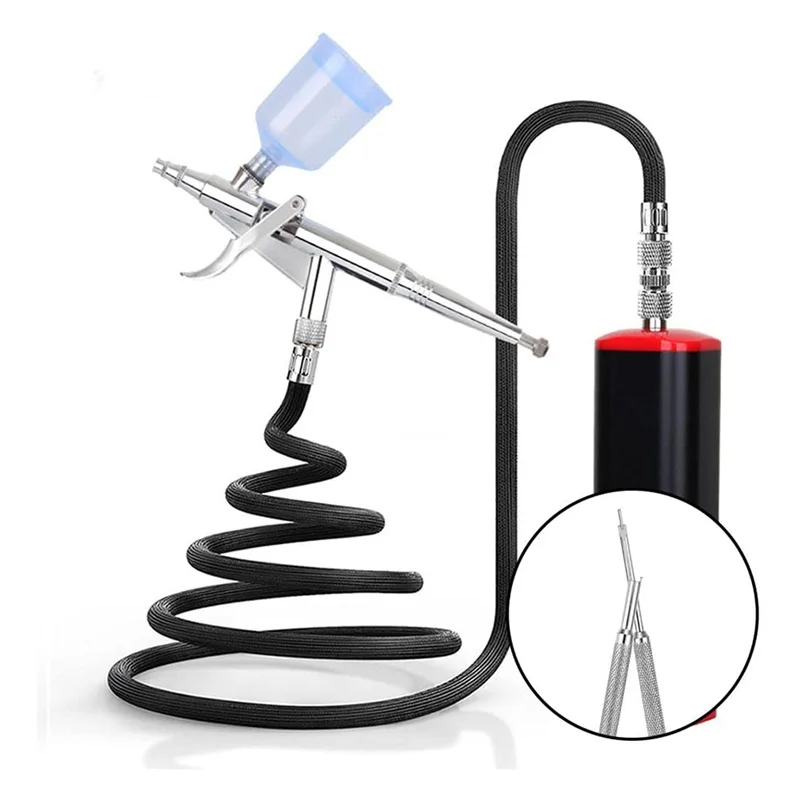 AB47-2 Set Air Brush Tools, Needle Packing Nut Or Valve Screw Replacement Repair Tool Airbrush Maintenance Tools, Airbrush