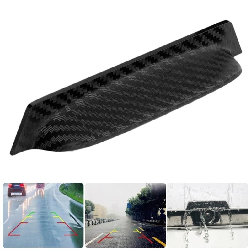 

H3CE Rain Cover Dustproof 360 View Vehicle Camera Protector ABS Wear Resistant Coating Easy Installation Universal