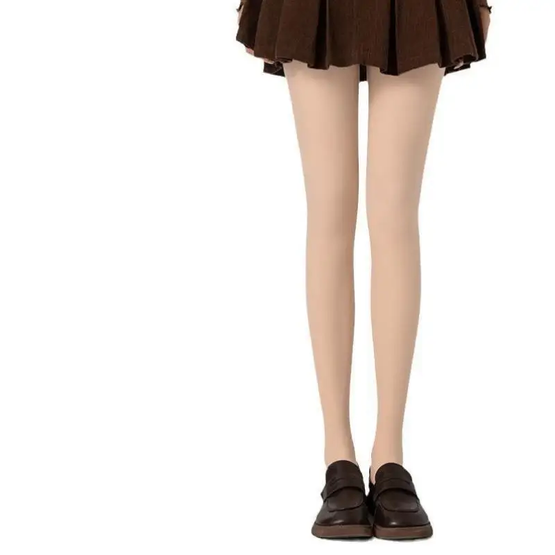 

Smooth Surface High Waist Tight Pants Women's Artistic Leggings Comfortable Straight Cut Casual Trousers ex Design