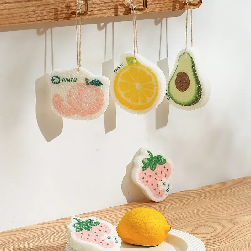 

2 шт., губка для чистки инструментов, кухонная губка для мытья посуды, водопоглощающая и безмасляная волшебная салфетка, необходимые предметы домашнего обихода