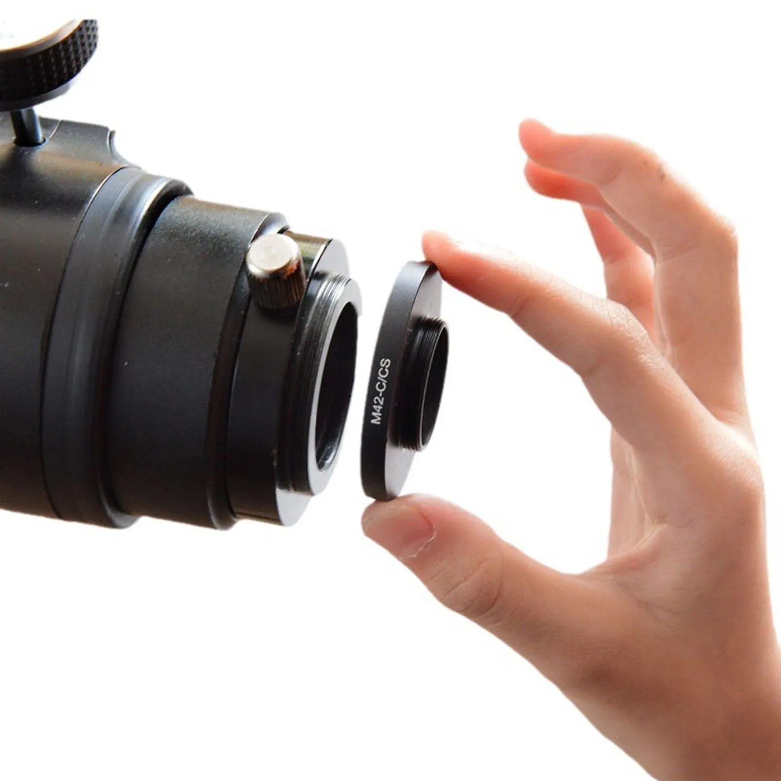 M42 to C CS Adapter  M42x0.75mm Female to C CS Mount Adapter  for Macro Photography Telescope M42 to C CS Coupling