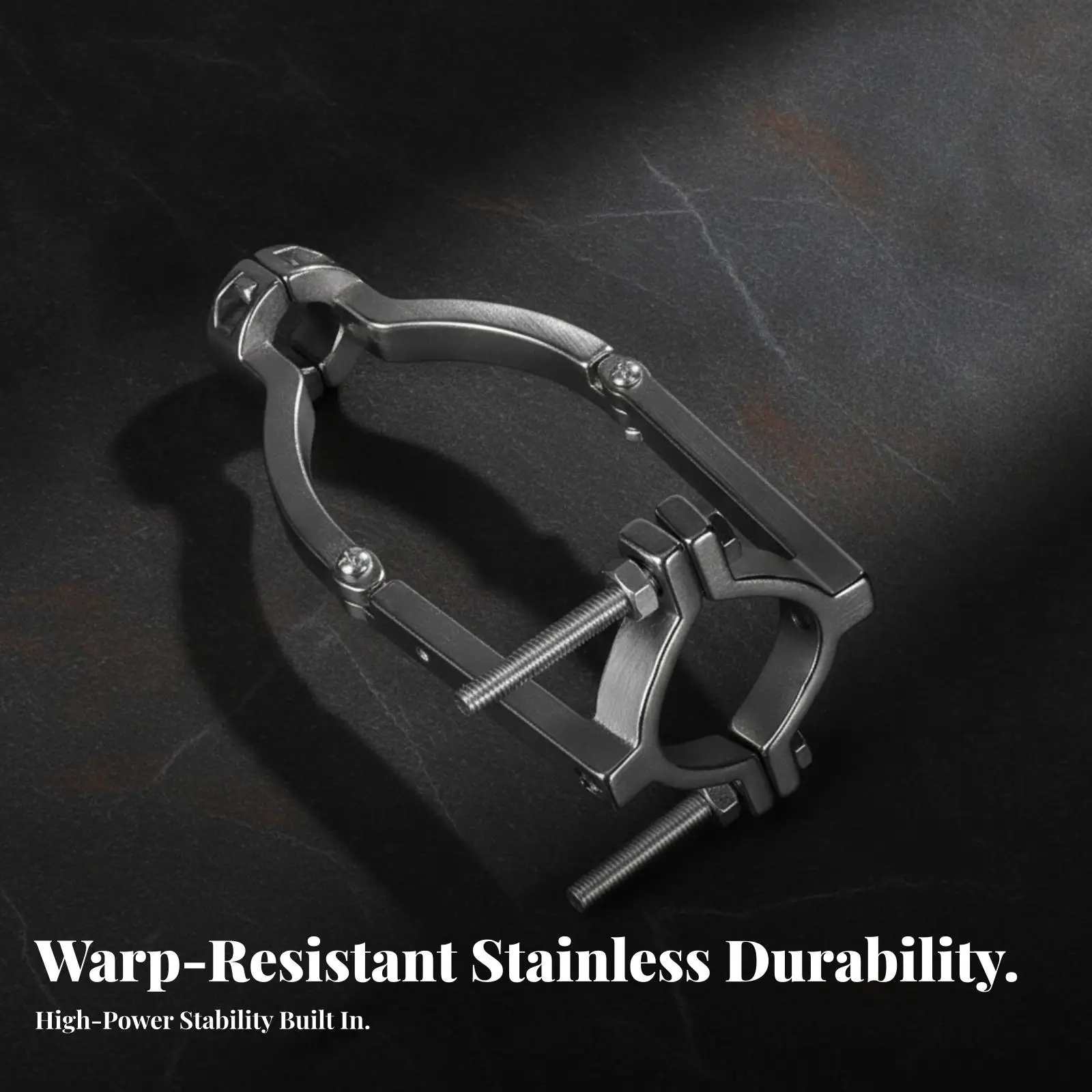 Adjustable Drill Support Bracket | Stainless Steel Construction, Drill Holder with Clamp, for woodcrafting