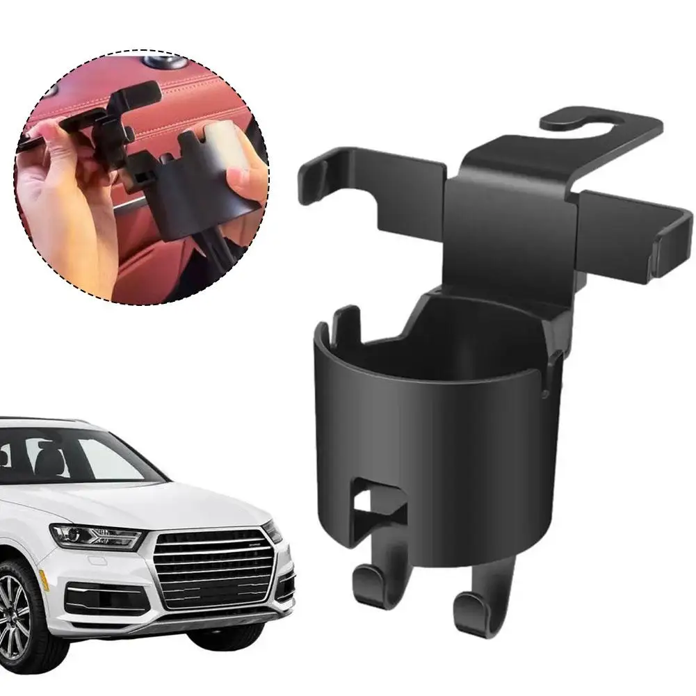 

Multifunctional Car Headrest Cup Holder Drink Bottle Auto Organizer Mount Seat Storage Hanging Car Holder Hook Supplies Bac L8X4