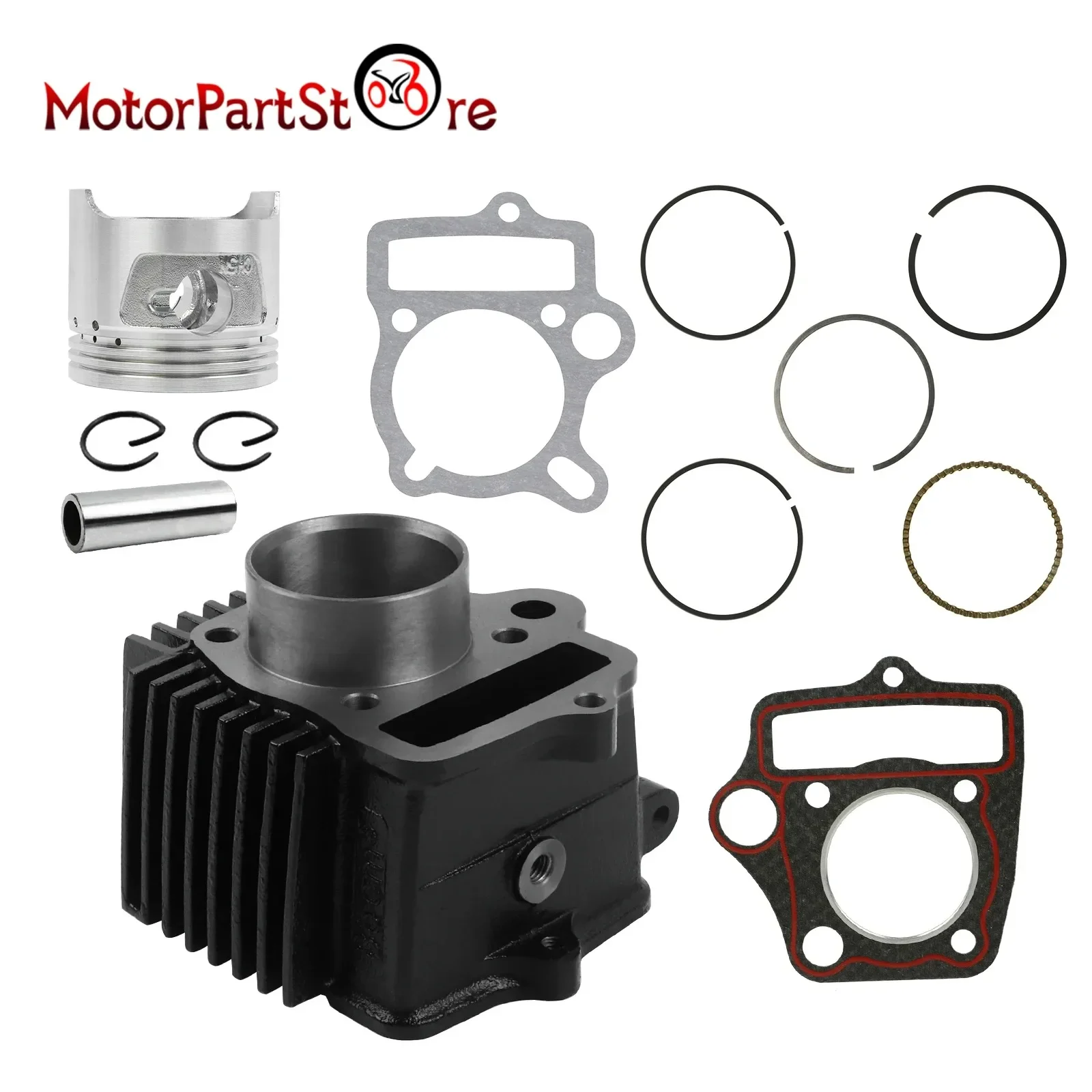 

Engine 47mm Cylinder Piston Kit for Honda CRF70 CRF90 XR70 XR90 CT70 TRX70 C70 ATC70 CL70 XL70 139QMB 90cc ATV Dirt Pit Bike