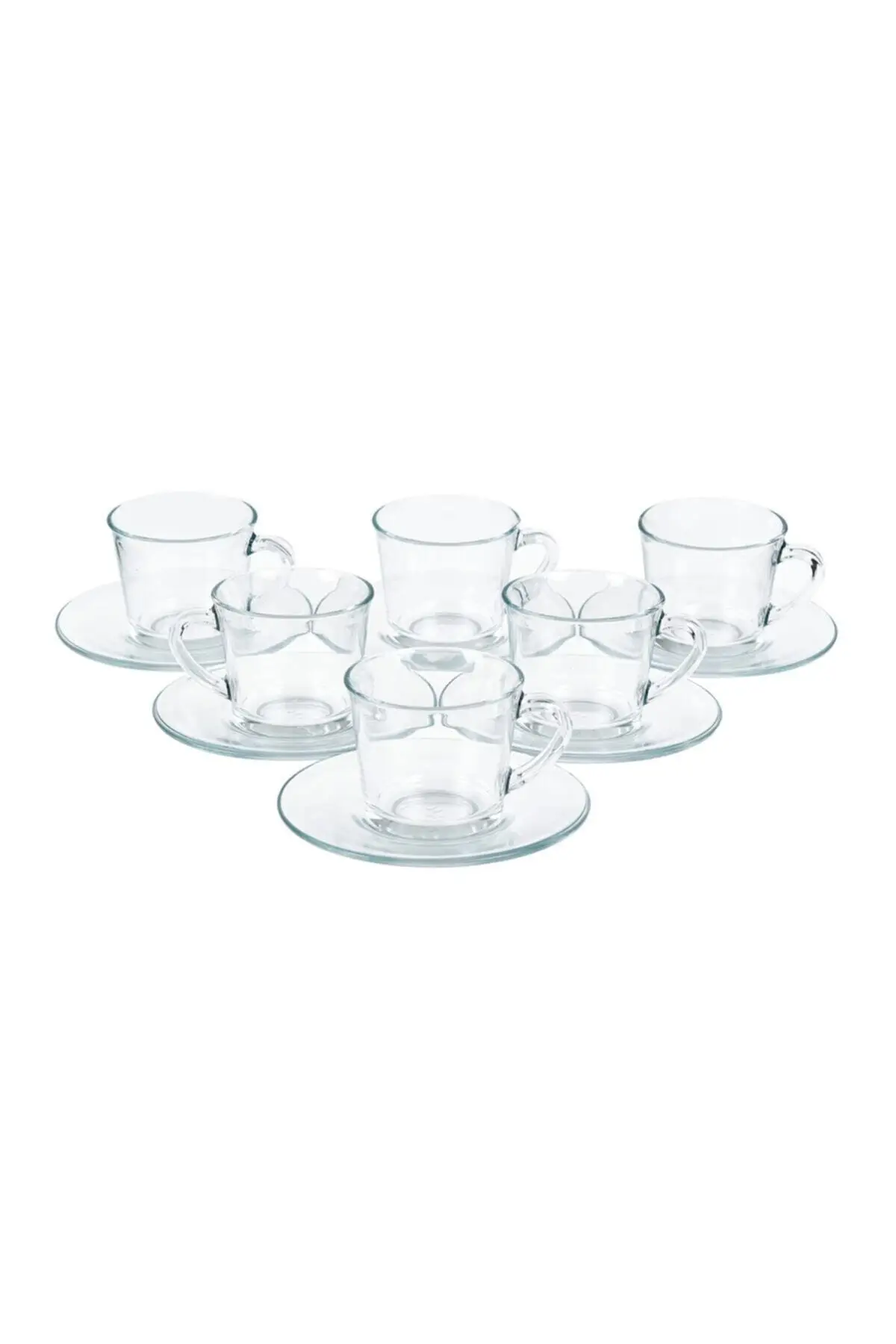 

DOLBOVI 96693 Basic 12 Piece Tea Cup Set-190 ml English Tea Glass Cup