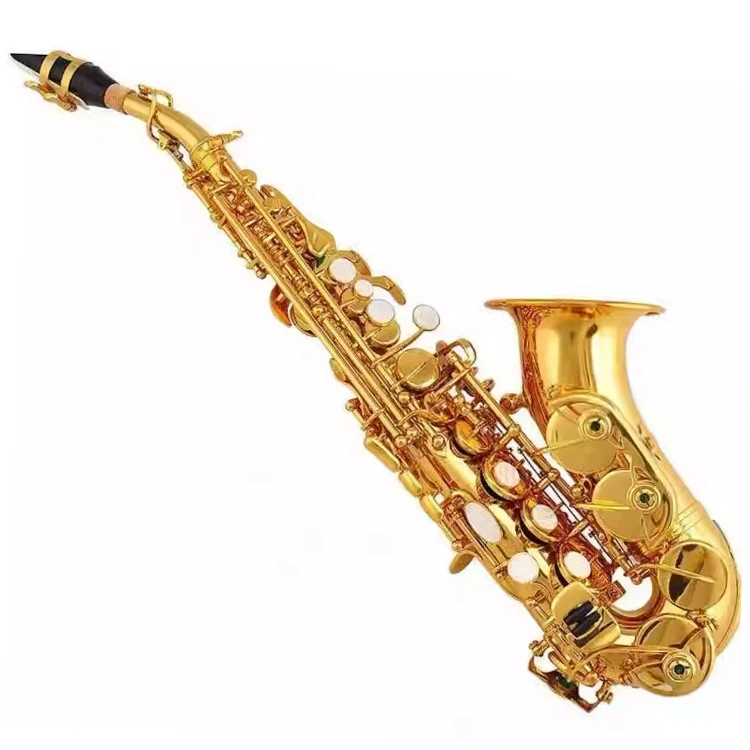 B-Flat Stability Sound  Alto Saxophone Small Curved Saxophone Musical Instrument for Beginner performance