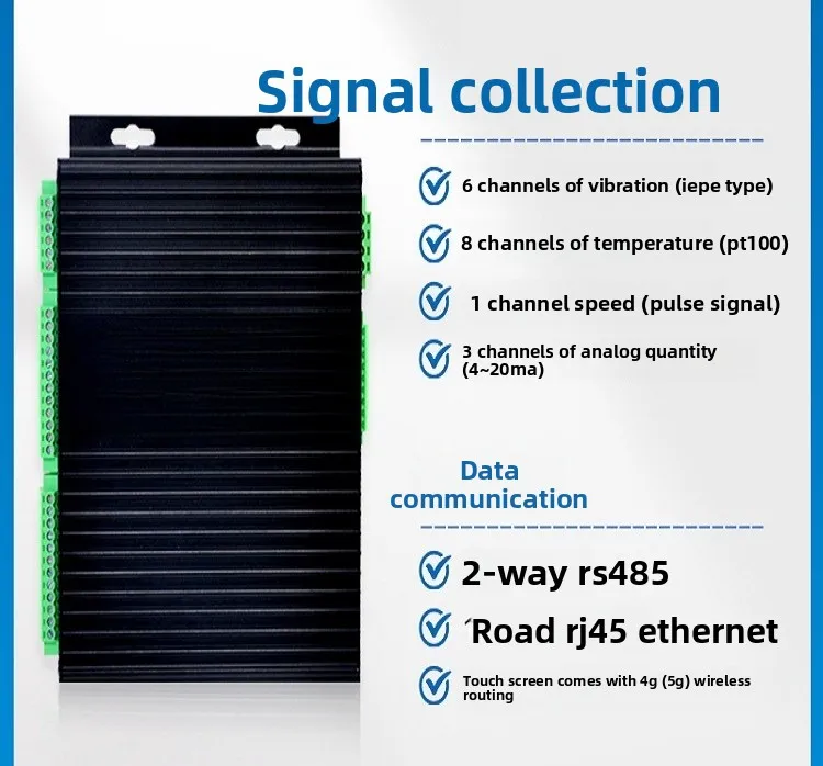 Multi-channel data collection and processing of different signals Intelligent terminal Pump unit Energy consumption