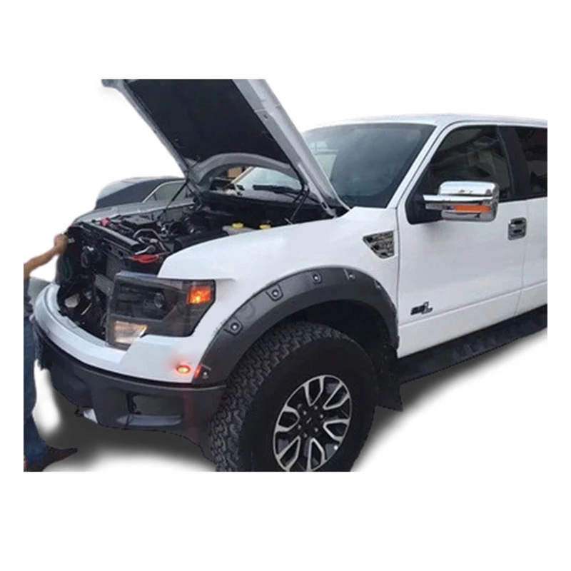 Bumper depan belakang mobil, Kit Body Kit konversi lebar untuk Ford F150 F-150 2015-2017 peningkatan ke Raptor