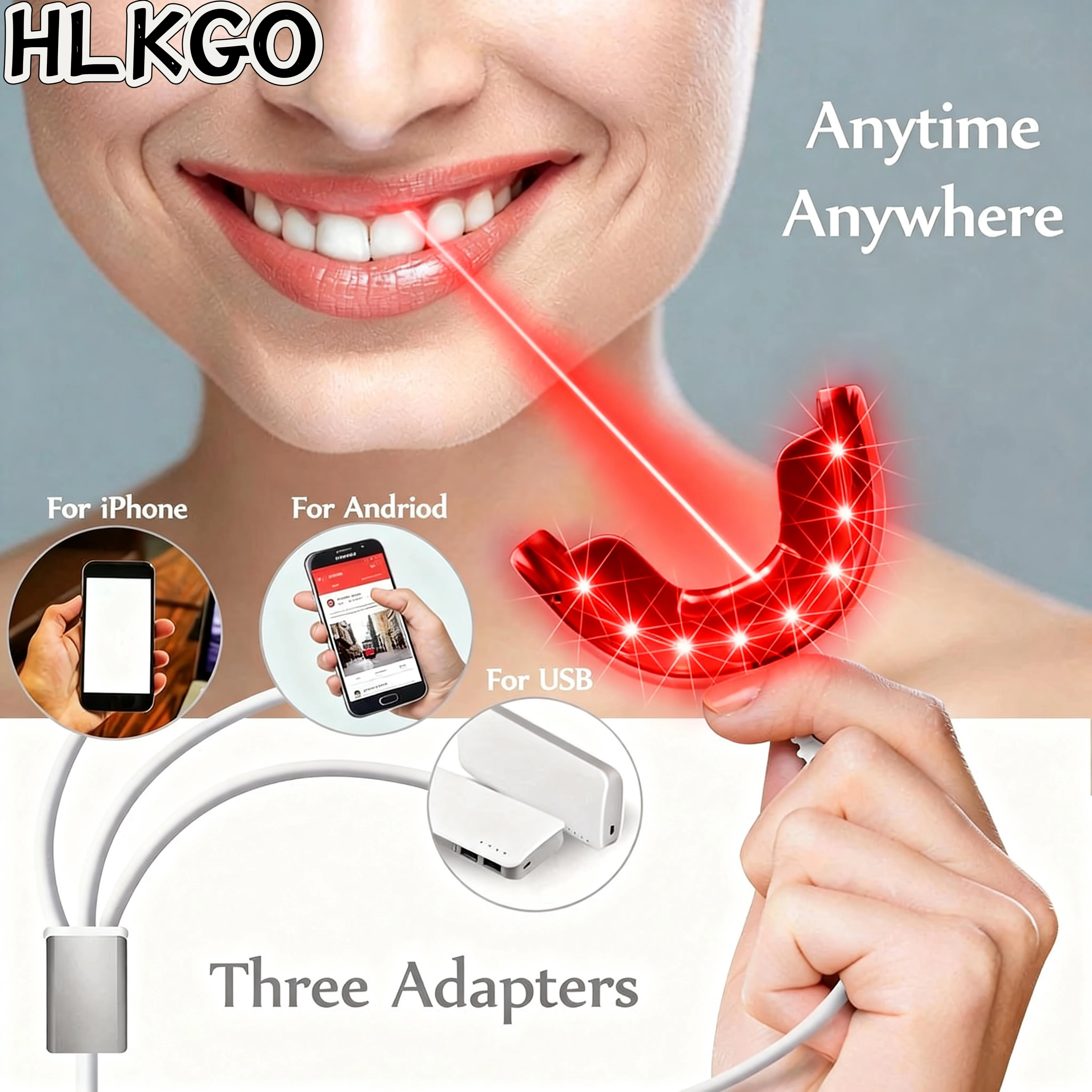 Swollen gums relieve toothache Laser light periodontitis treatment Cure worms Antibacterial mouth laser braces