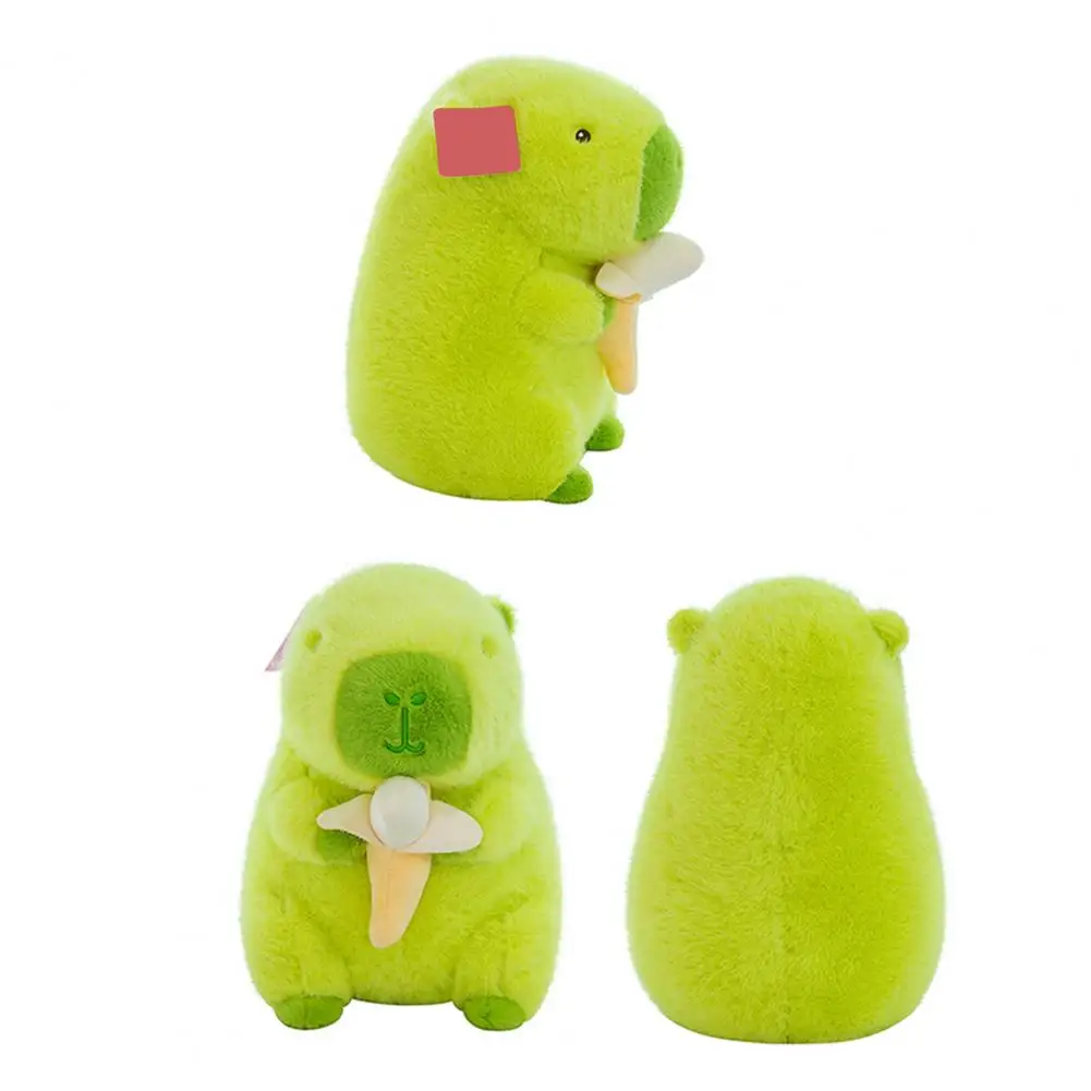 Capybara Puppen kissen für Mädchen Jungen auffällige grüne Capybara Plüsch tier Set 25/35/50cm ausgestopfte Umarmung für Mädchen zu Weihnachten