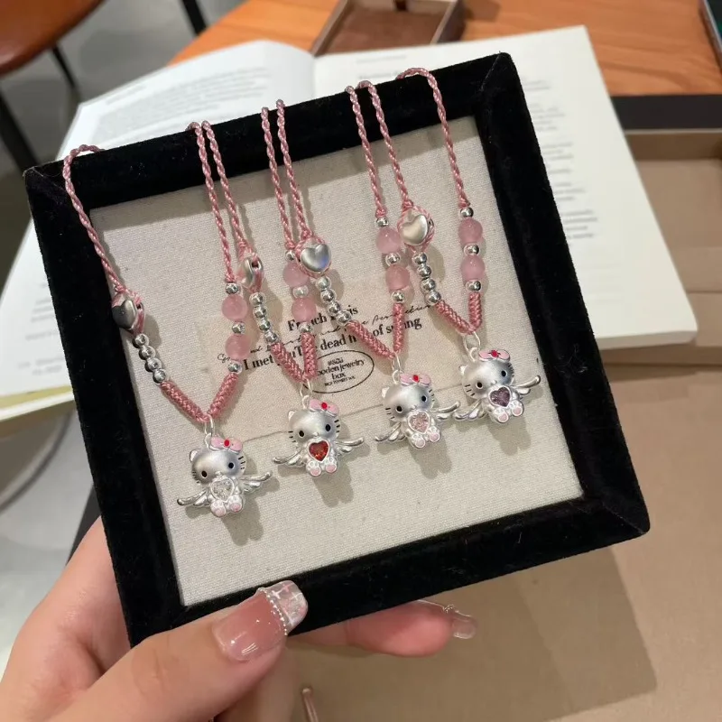 hellokitty-anime-peripheral-sterling-silver-accessories-pendant-sanrio-angel-wings-hello-kitty-necklace-sterling-silver-pendant