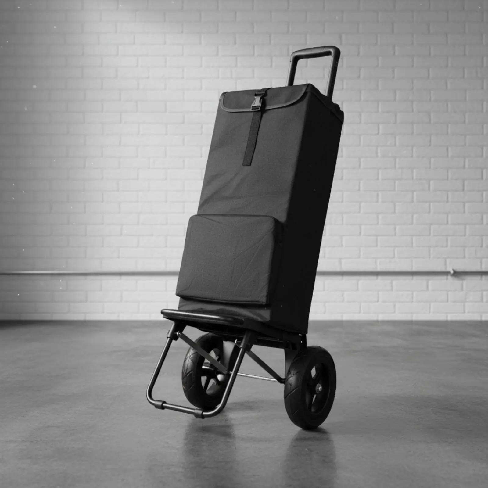 

Sturdy Duty Trolley with Big Wheels Foldable & Space-Saving Foldable Trolley Cart Portable Luggage Trolley Sturdy Construction