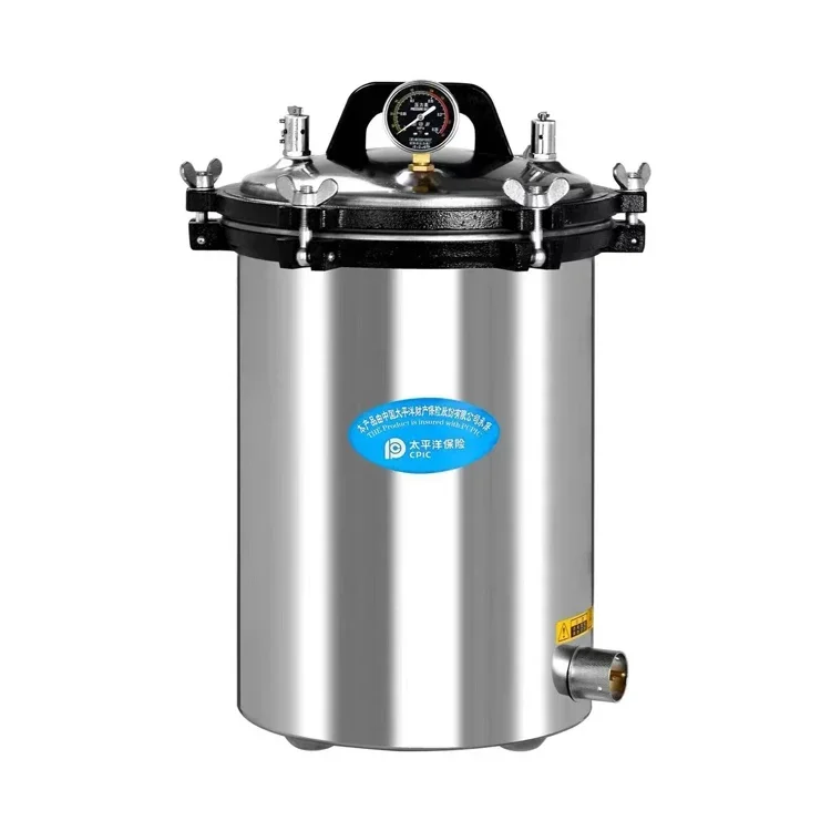 Portable Customized 18L High Temperature Steam Vertical Pressure Economical Autoclave Steam Sterilizer Laboratory Sterilizer