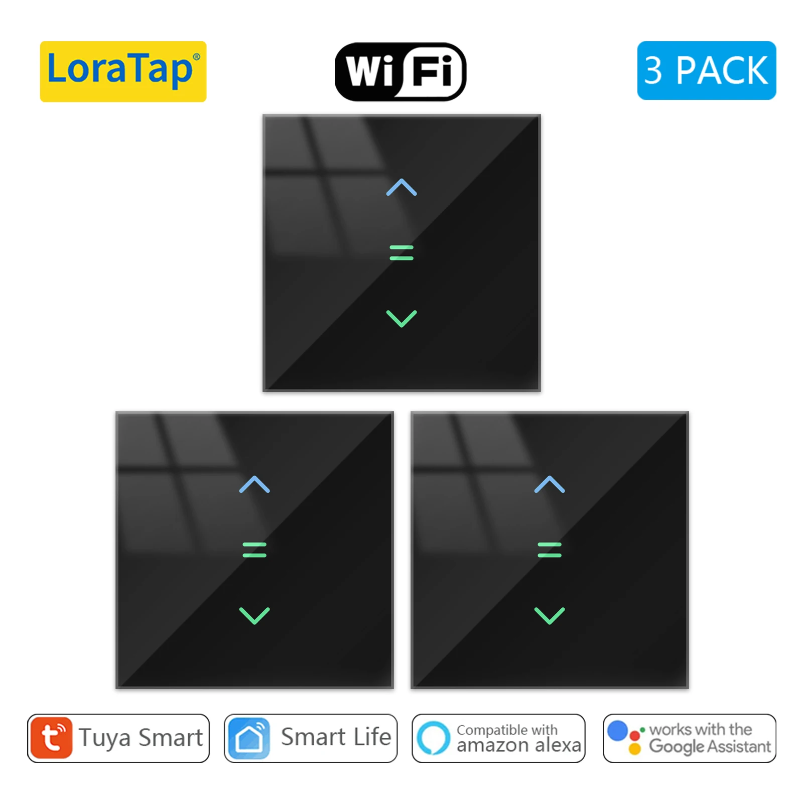 3 PACK Black