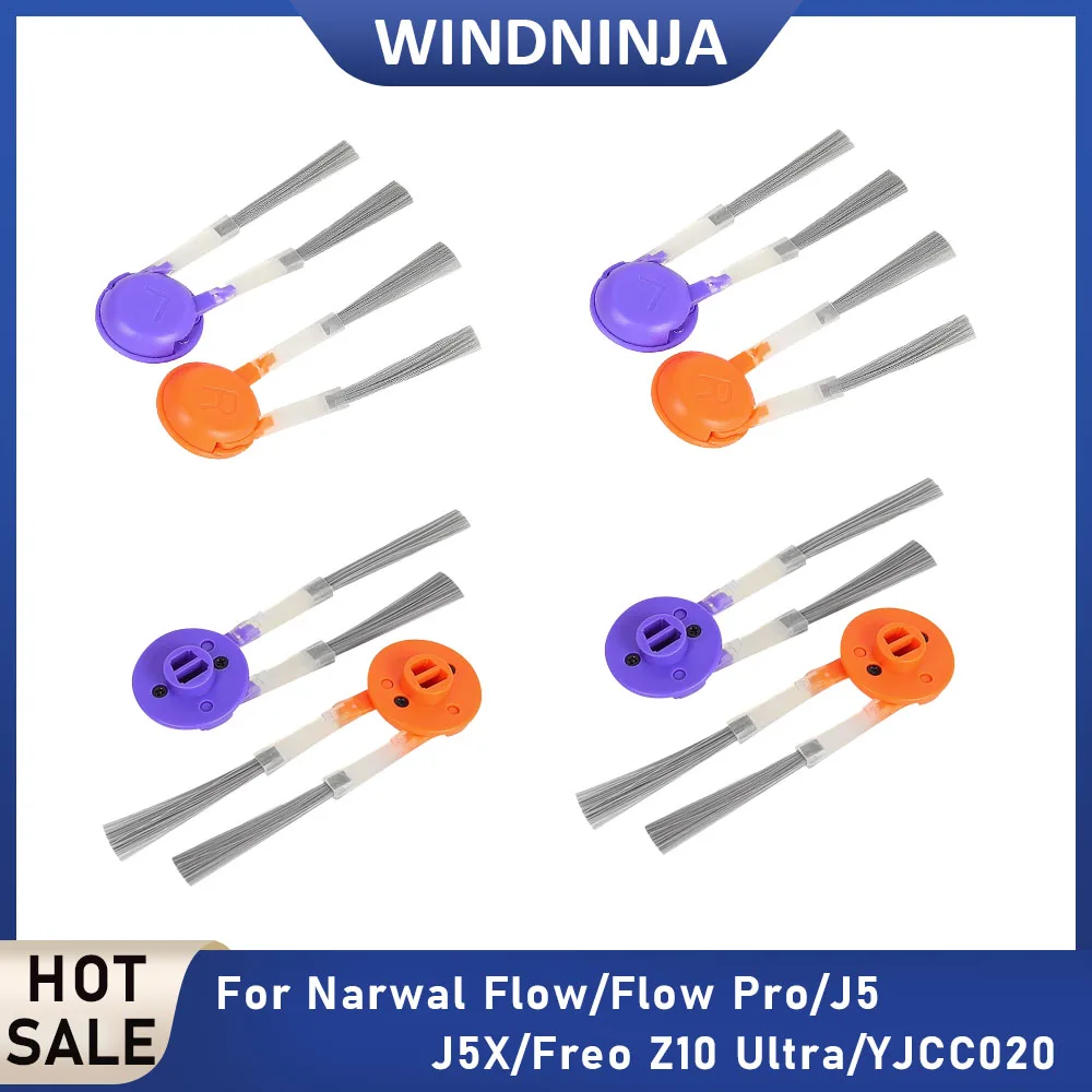 

Anti-Tangle Side Brush For Narwal Flow/Flow Pro/Freo Z10 Ultra/J5/J5X/YJCC020 Robot Vacuum Replacement Side Brush Accessories