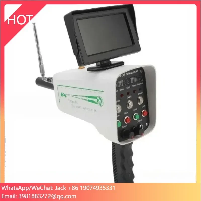 

A8 Handheld Remote Control Outdoor Gold Gem Hunter Metal Detector Treasure Hunter