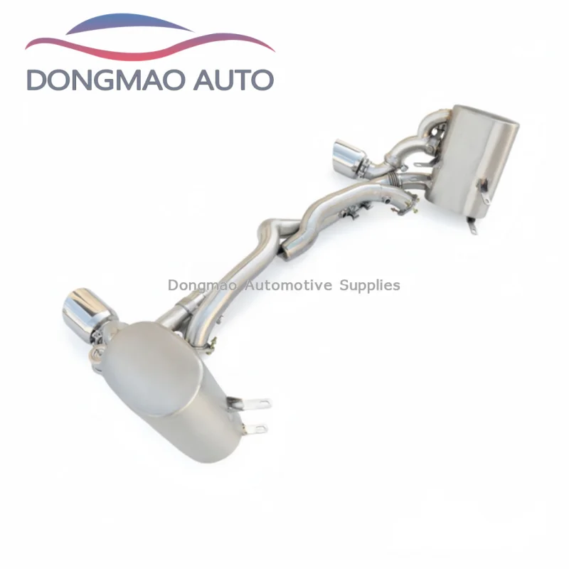 Suitable for Porsche 996 3.4 3.6 1997-2004 Ss304 vacuum electronic control exhaust muffler with valve sports exhaust system