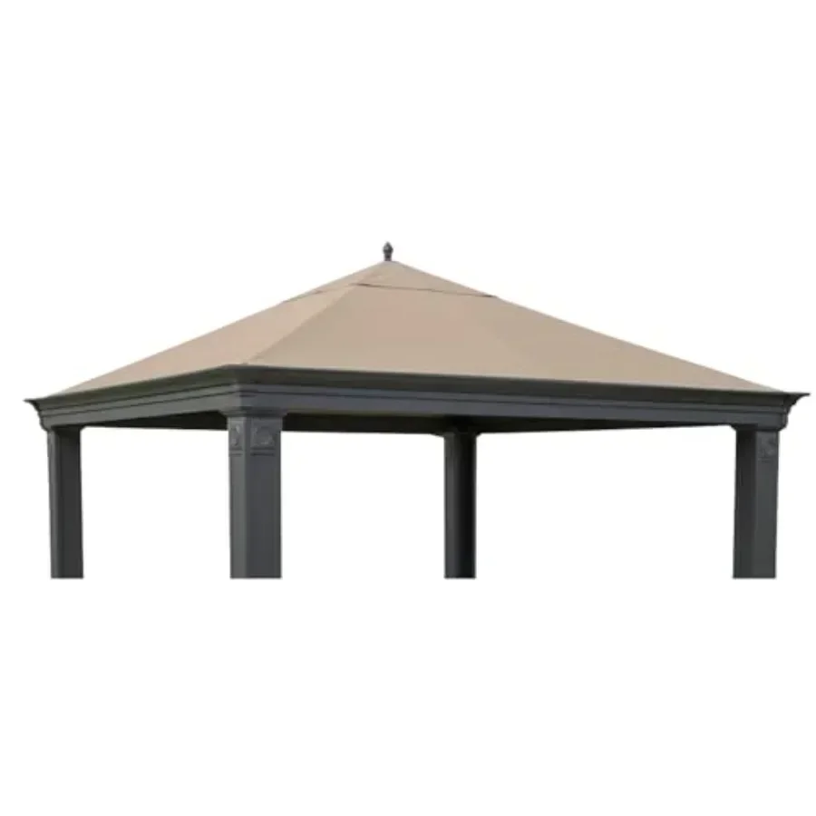 Heavy Duty Reinforced RipLock 500 Replacement  Top Cover Compatible with Tiverton Series 3 10' x 12' Gazebo Models SA-585 DPCI