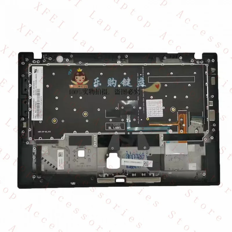 D  Palmrest US Backlit Keyboard Black for Lenovo ThinkPad X1 Carbon 5th 2017