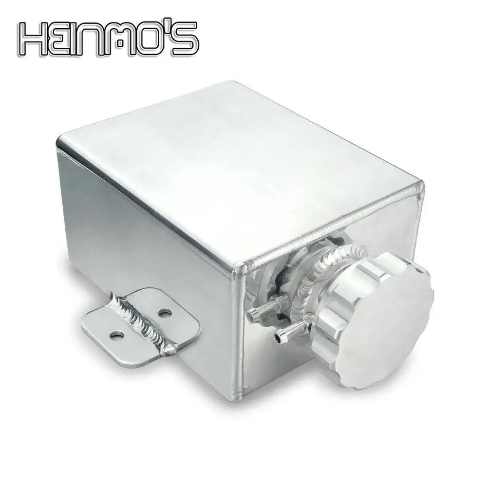 

1.2L AN8 Universal Reservoir Tank Can Polished Aluminum Coolant Expansion Tank Water Header Tank Reservoir Can Accessories