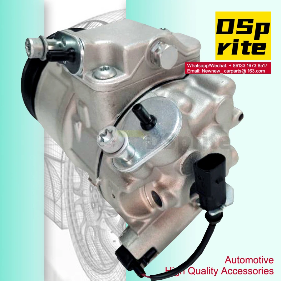 6SEU12C 6SEU14C 6Q0820803K 6Q0820803P 6Q0820803Q 6Q0820803R 6Q0820803G AC Compressor For Audi A2 VW Polo Skoda Fabia Seat Ibiza