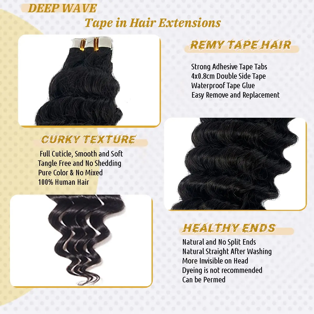 Tape In 100% Real Human Hair Extensions 16-26inch Straight Seamless Skin Weft Invisible Natural Black Hair Adhesive Extension